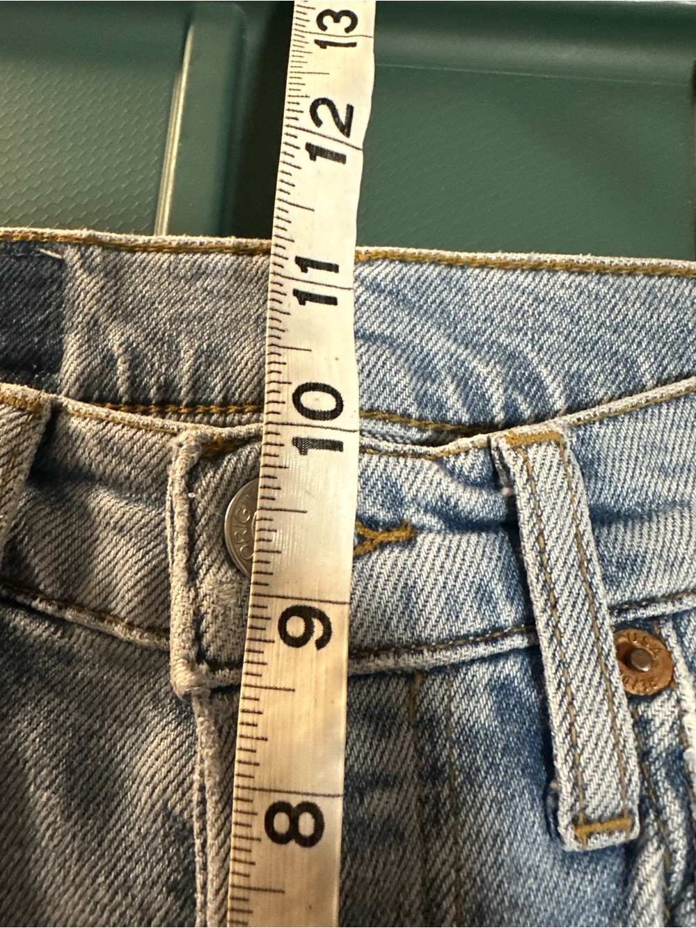 RE/DONE 70S STOVE PIPE JEAN NAF style 190-3WSTV27 waist 26” - Picture 7 of 12